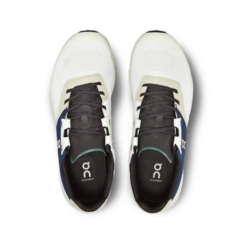White / Navy On Cloudrift Men's Sneakers | USA_ON8287