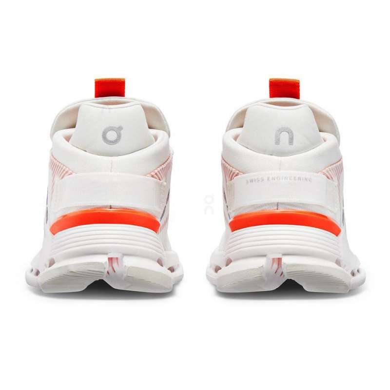 White / Orange On Cloudnova Void Women's Sneakers | USA_ON8553