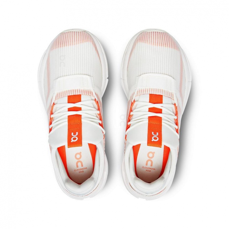 White / Orange On Cloudnova Void Women's Sneakers | USA_ON8553