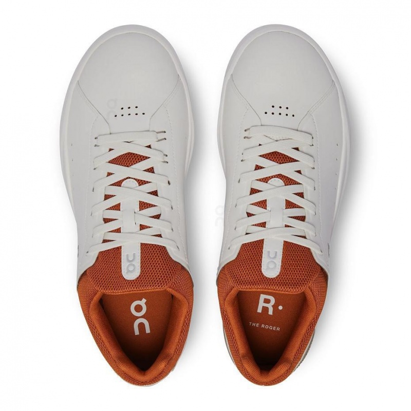 White / Orange On THE ROGER Advantage Men's Sneakers | USA_ON8739