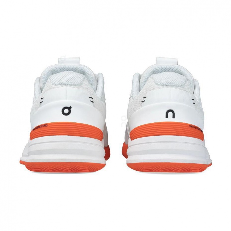 White / Orange On THE ROGER Pro Clay Men's Tennis Shoes | USA_ON9149