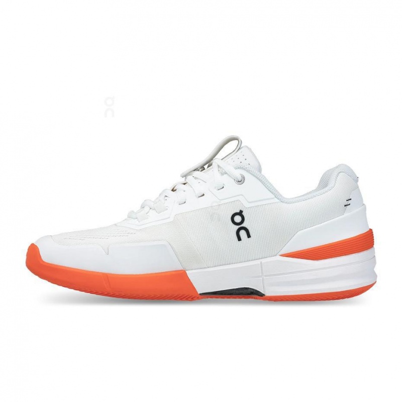 White / Orange On THE ROGER Pro Clay Men's Tennis Shoes | USA_ON9149