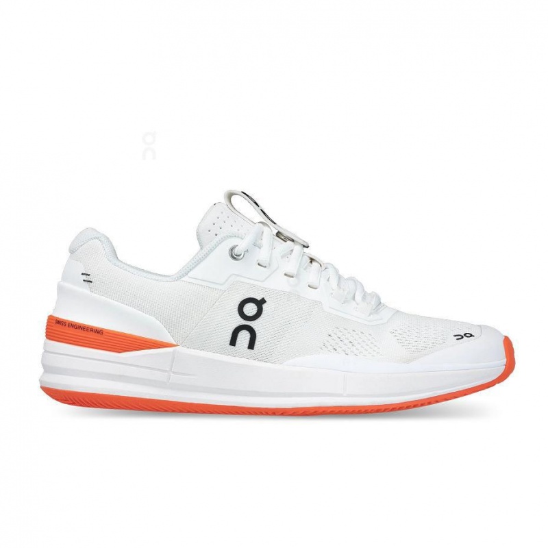 White / Orange On THE ROGER Pro Clay Men\'s Tennis Shoes | USA_ON9149