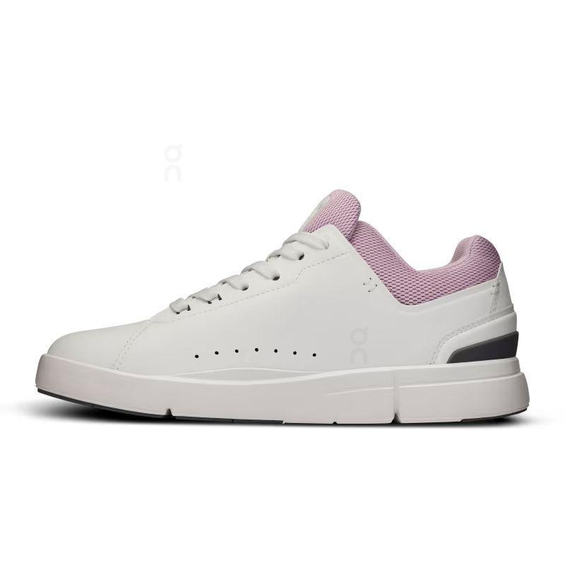 White / Pink On THE ROGER Advantage Women's Sneakers | USA_ON8546