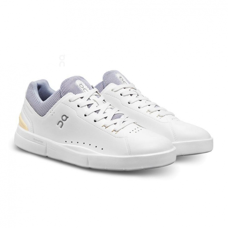 White / Purple On THE ROGER Advantage Women's Sneakers | USA_ON8250