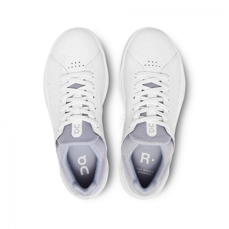 White / Purple On THE ROGER Advantage Women's Sneakers | USA_ON8250