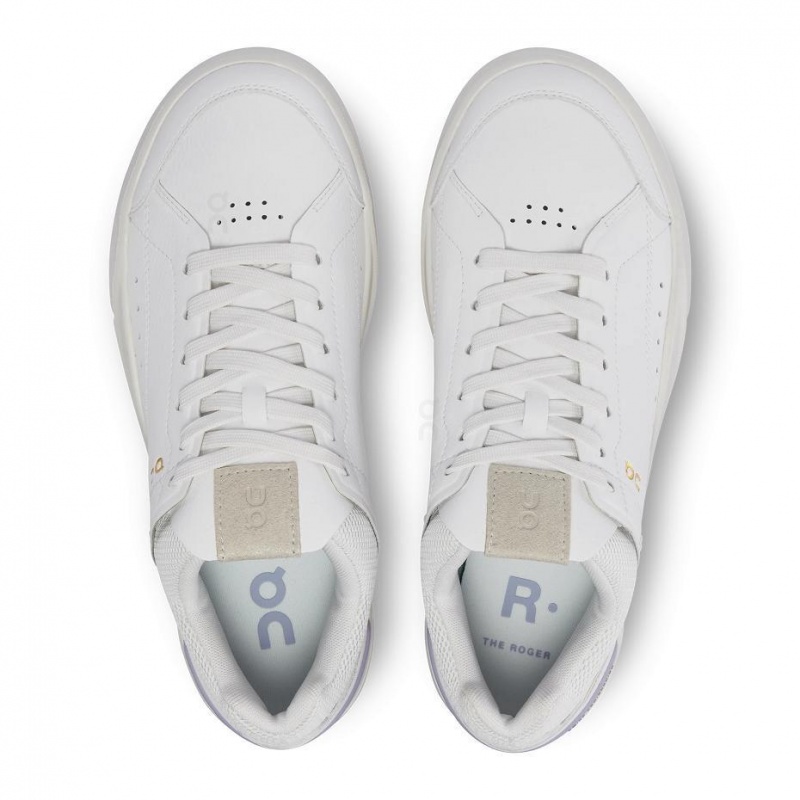 White / Purple On THE ROGER Centre Court Women's Sneakers | USA_ON8029