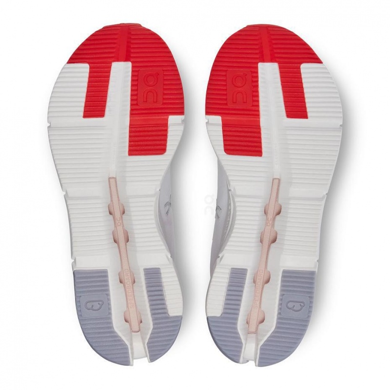 White / Red On Cloudnova Form Men's Sneakers | USA_ON8776