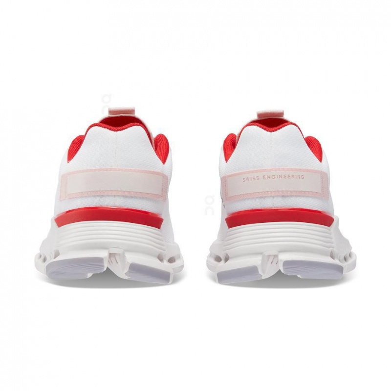 White / Red On Cloudnova Form Women's Sneakers | USA_ON8813