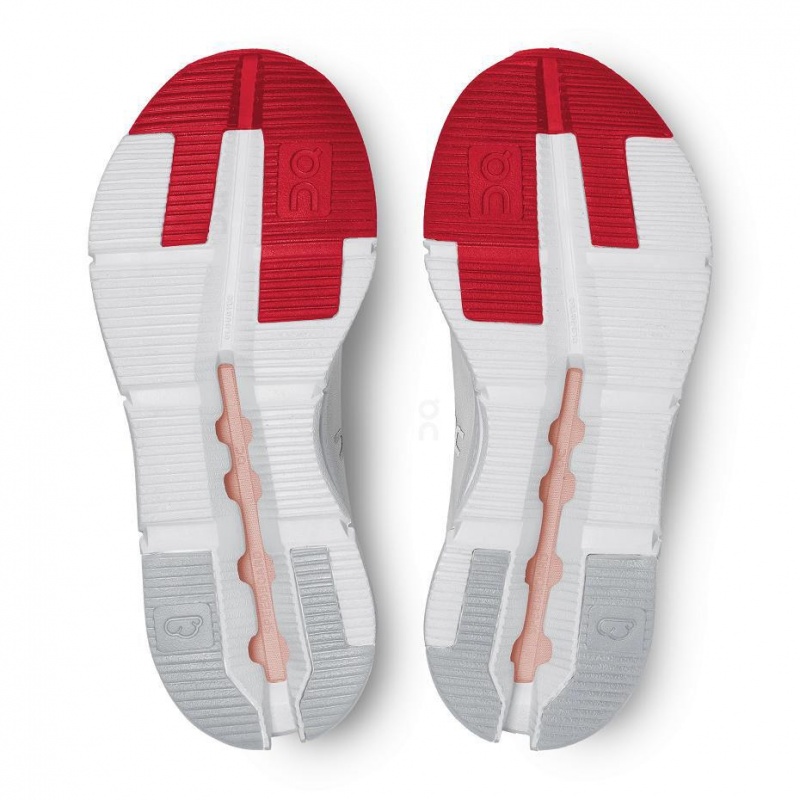 White / Red On Cloudnova Form Women's Sneakers | USA_ON8813