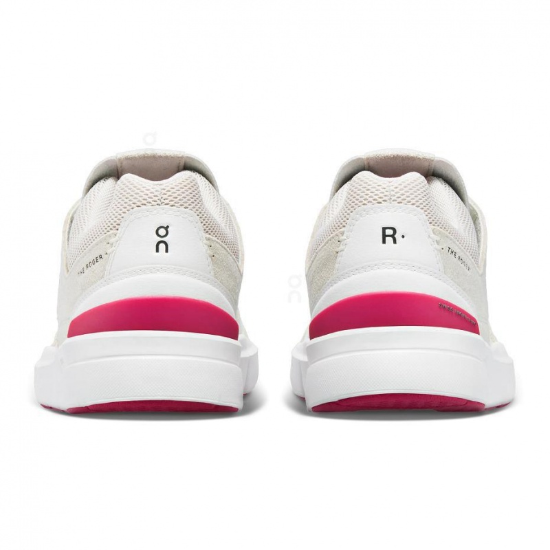 White / Red On THE ROGER Clubhouse Women's Sneakers | USA_ON8852