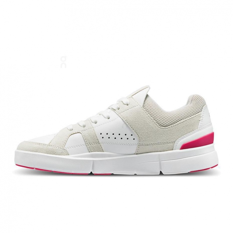 White / Red On THE ROGER Clubhouse Women's Sneakers | USA_ON8852