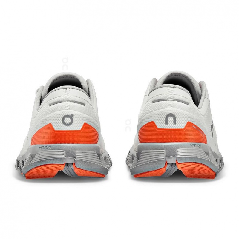 White / Rose On Cloud X 3 Women's Road Running Shoes | USA_ON9039