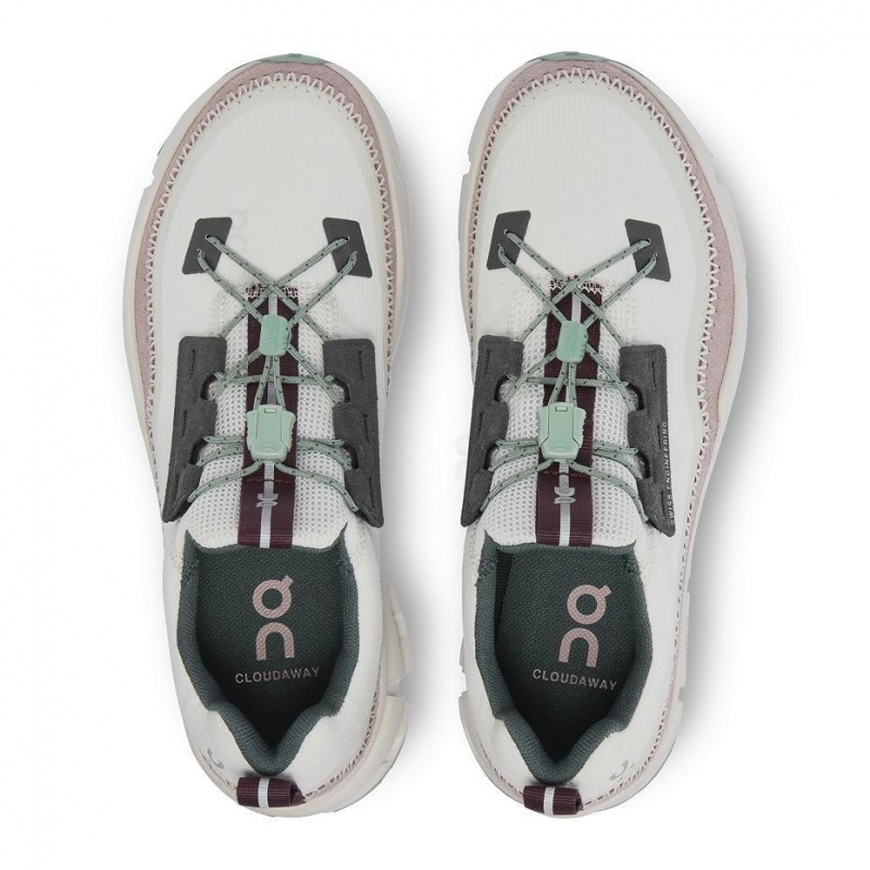 White / Rose On Cloudaway Women's Sneakers | USA_ON9150