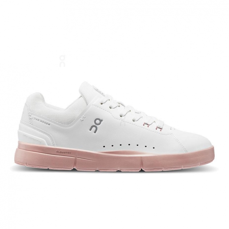 White / Rose On THE ROGER Advantage Women\'s Sneakers | USA_ON9034