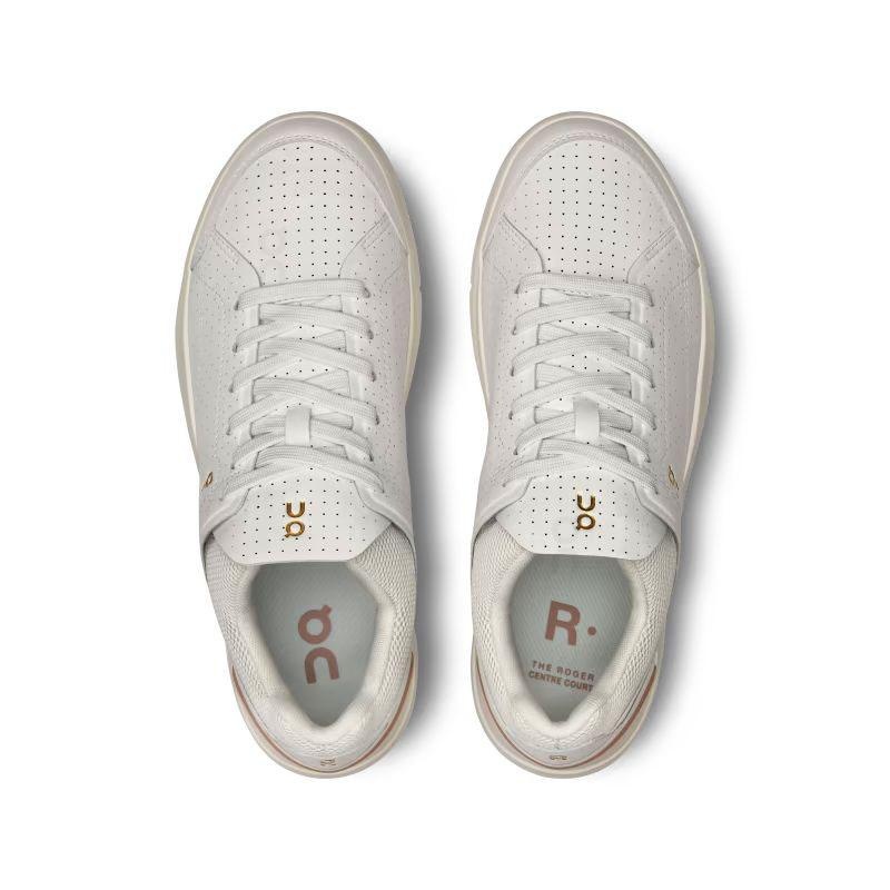 White / Rose On THE ROGER Centre Court Women's Sneakers | USA_ON8606