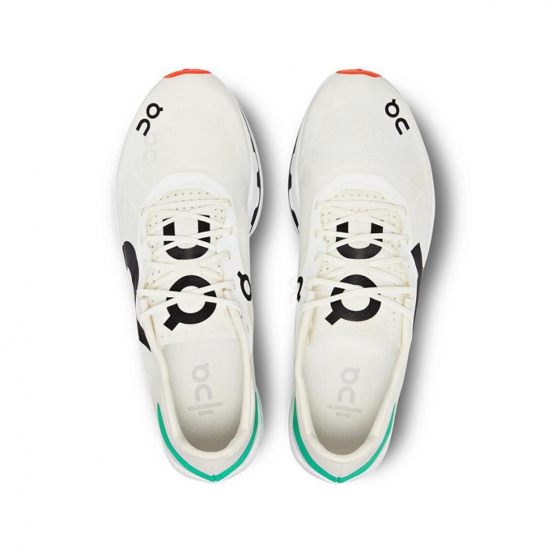 White / Turquoise On Cloudboom Echo Men's Road Running Shoes | USA_ON8071