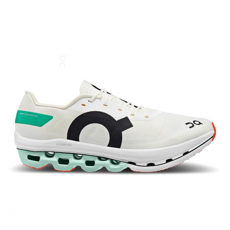 White / Turquoise On Cloudboom Echo Men\'s Road Running Shoes | USA_ON8071
