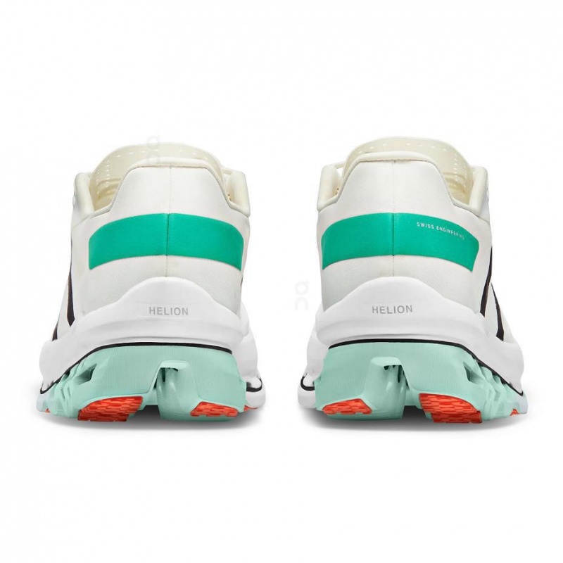 White / Turquoise On Cloudboom Echo Women's Road Running Shoes | USA_ON8177