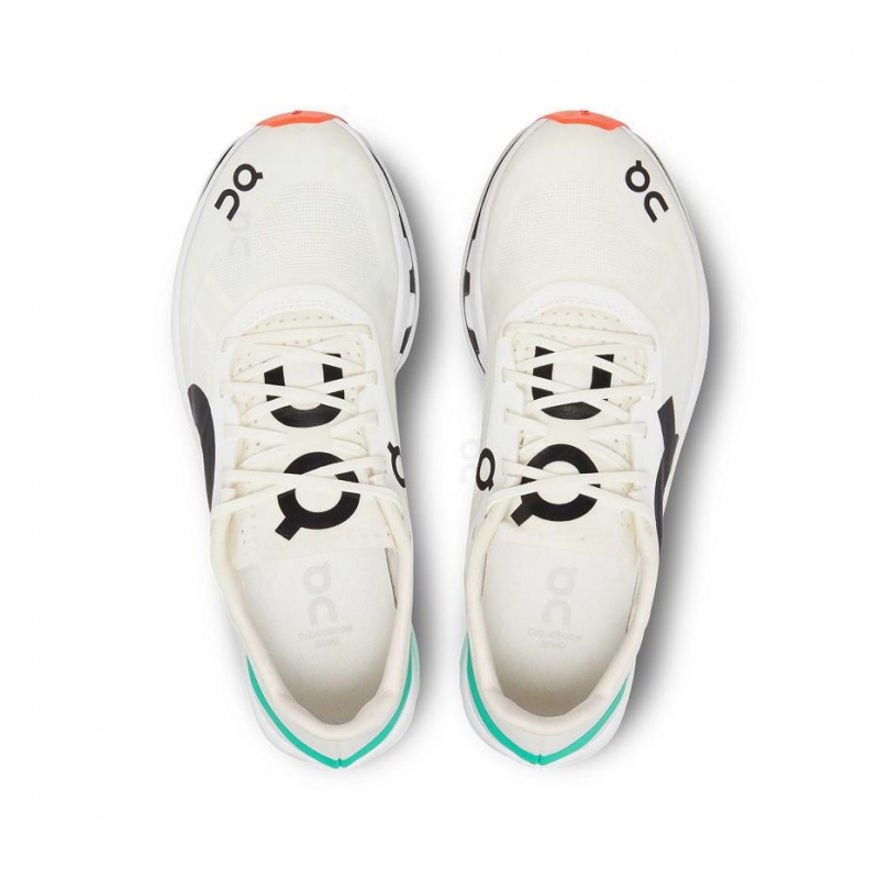White / Turquoise On Cloudboom Echo Women's Road Running Shoes | USA_ON8177