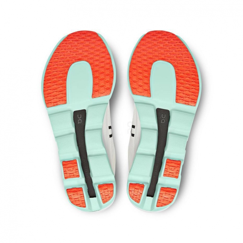 White / Turquoise On Cloudboom Echo Women's Road Running Shoes | USA_ON8177