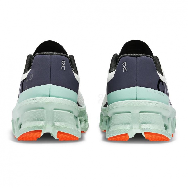 White / Turquoise On Cloudmonster Men's Road Running Shoes | USA_ON8987