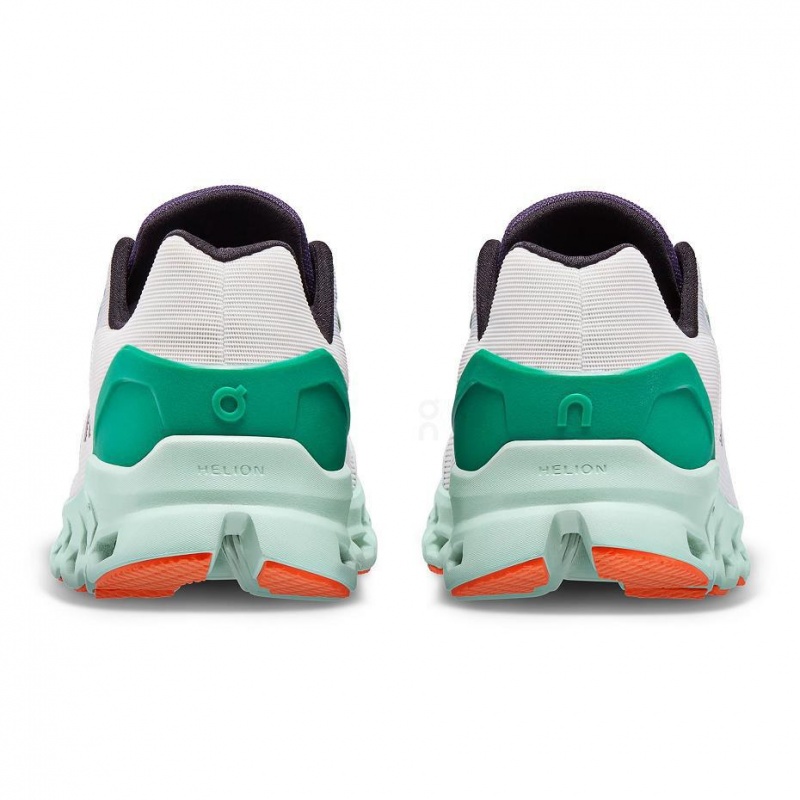 White / Turquoise On Cloudstratus Men's Road Running Shoes | USA_ON8231