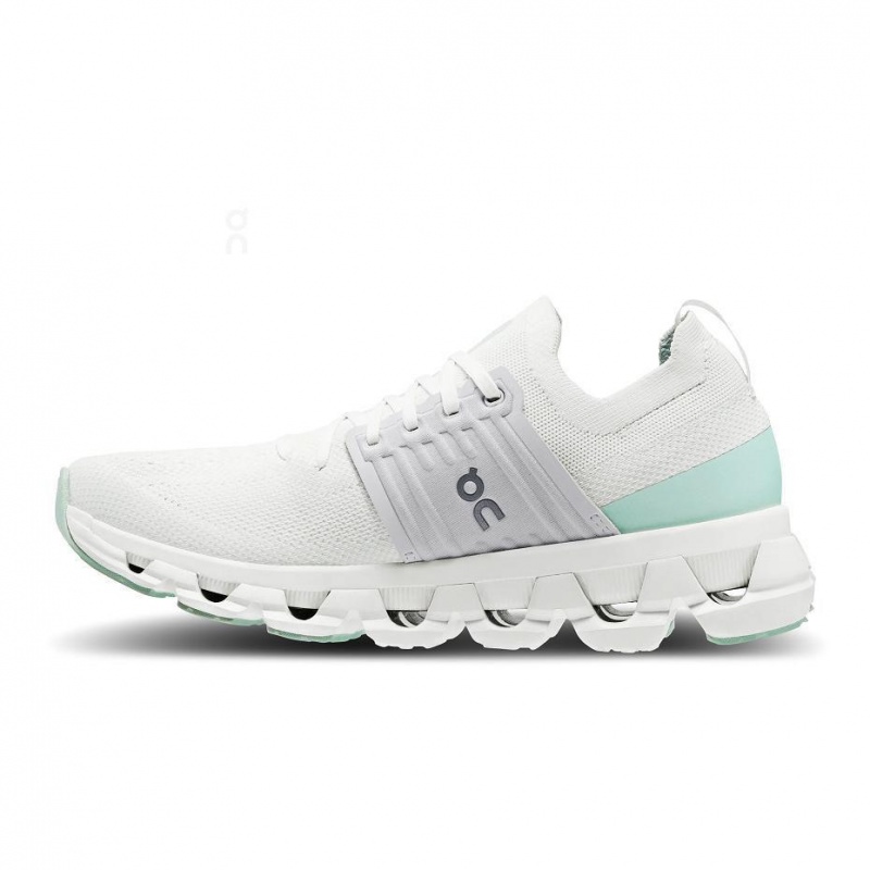 White / Turquoise On Cloudswift 3 Women's Road Running Shoes | USA_ON8297