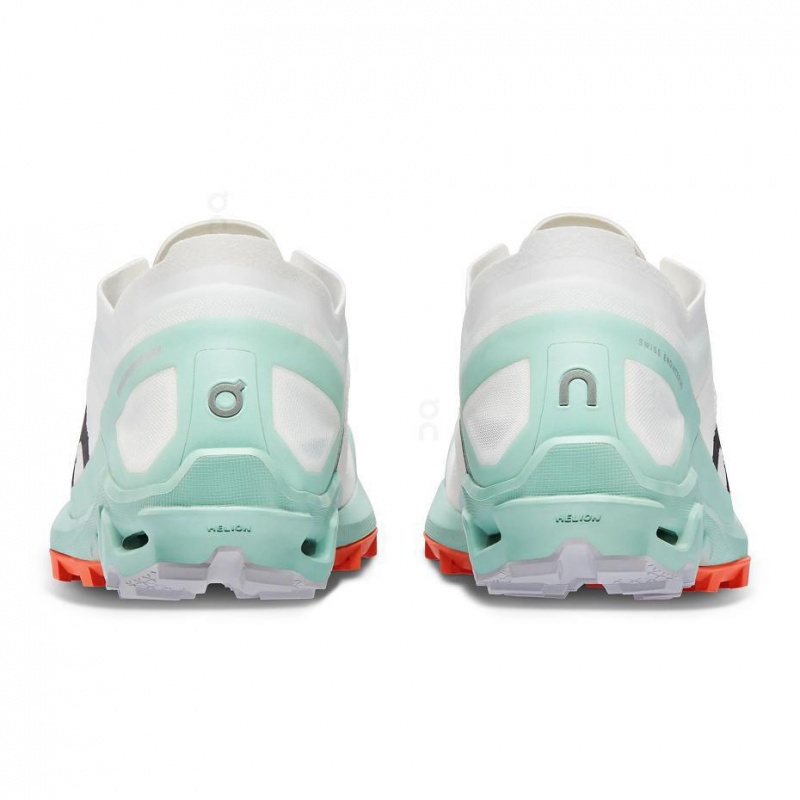 White / Turquoise On Cloudventure Peak 3 Women's Trail Running Shoes | USA_ON8344