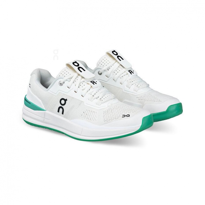 White / Turquoise On THE ROGER Pro Men's Tennis Shoes | USA_ON8915