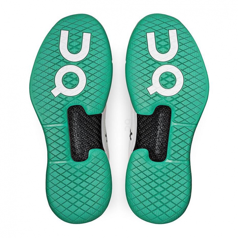 White / Turquoise On THE ROGER Pro Men's Tennis Shoes | USA_ON8915