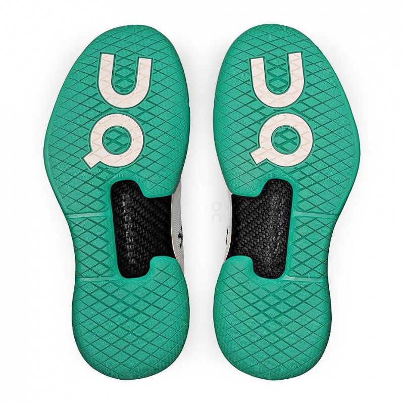 White / Turquoise On THE ROGER Pro Women's Tennis Shoes | USA_ON8699