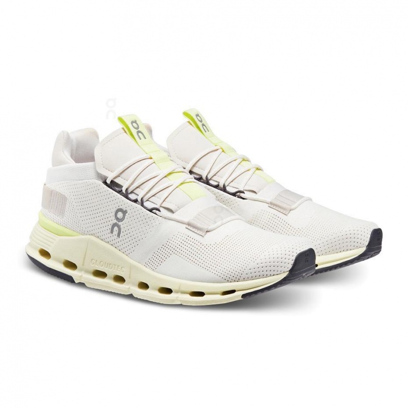 White / Yellow On Cloudnova Men's Sneakers | USA_ON8359