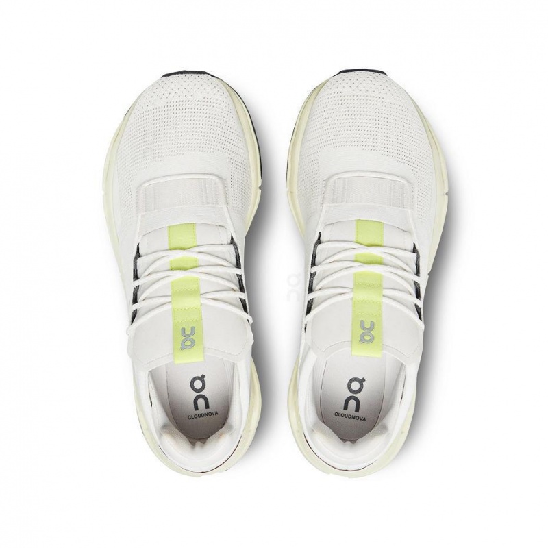 White / Yellow On Cloudnova Men's Sneakers | USA_ON8359