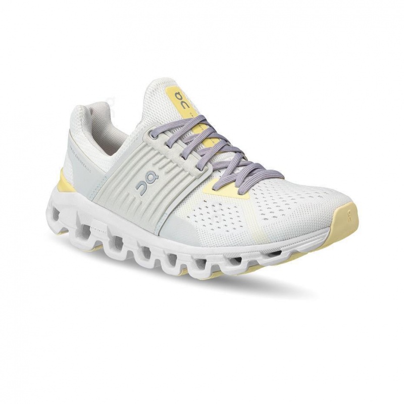 White / Yellow On Cloudswift Women's Road Running Shoes | USA_ON8278