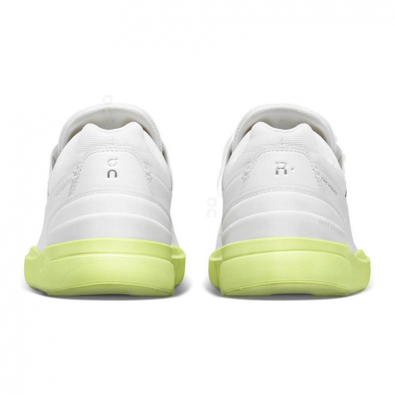 White / Yellow On THE ROGER Advantage Men's Sneakers | USA_ON8387