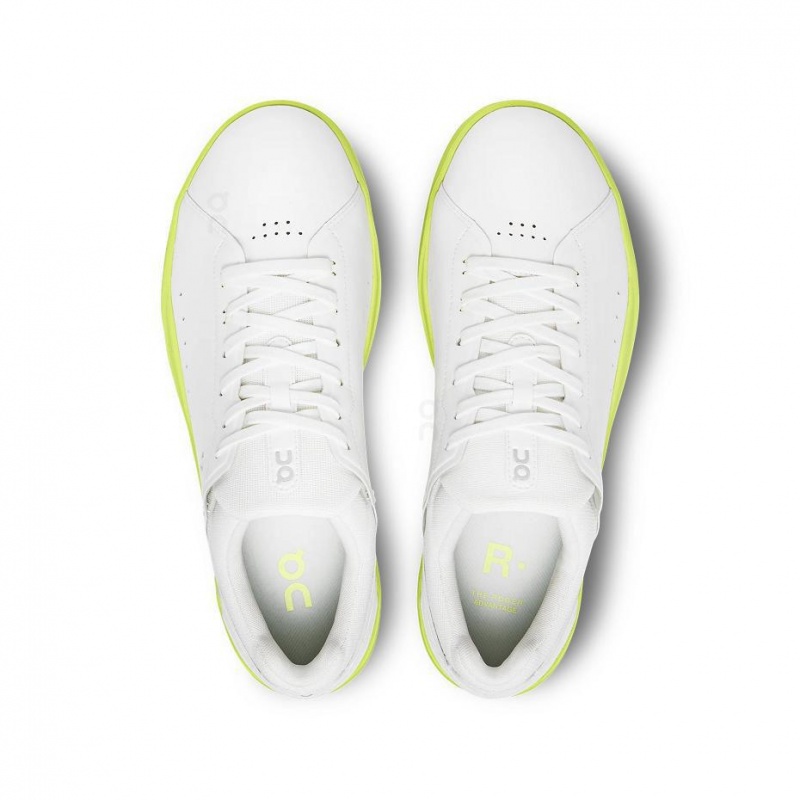 White / Yellow On THE ROGER Advantage Men's Sneakers | USA_ON8387