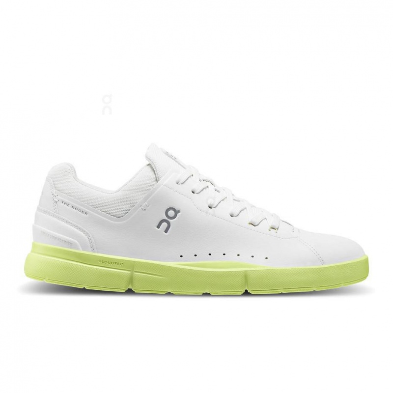 White / Yellow On THE ROGER Advantage Men\'s Sneakers | USA_ON8387