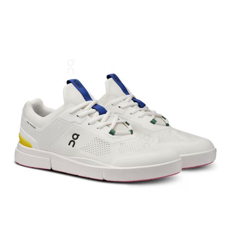 White / Yellow On THE ROGER Spin Men's Sneakers | USA_ON8703