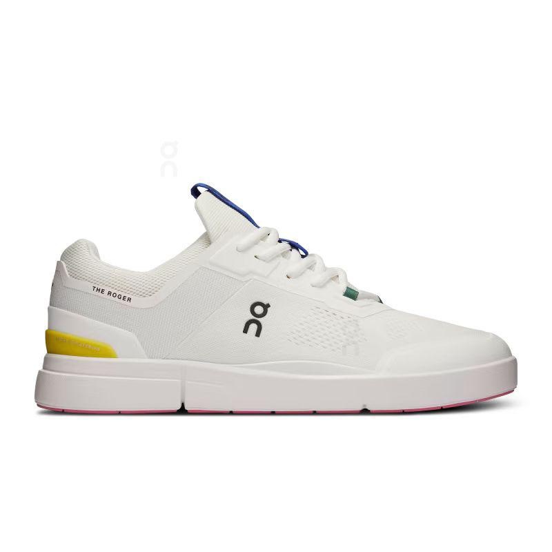 White / Yellow On THE ROGER Spin Men\'s Sneakers | USA_ON8703