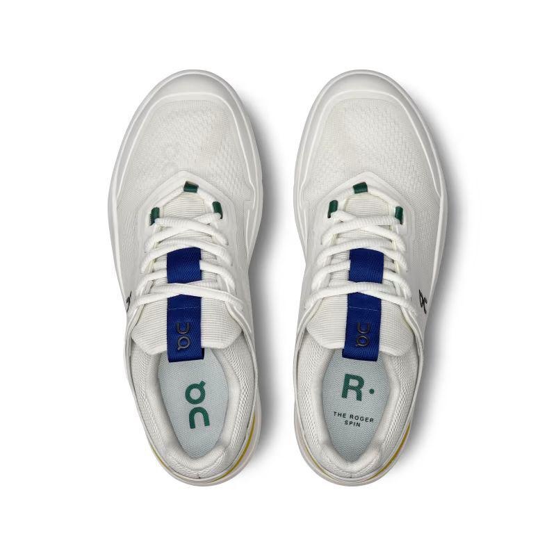 White / Yellow On THE ROGER Spin Women's Sneakers | USA_ON8490