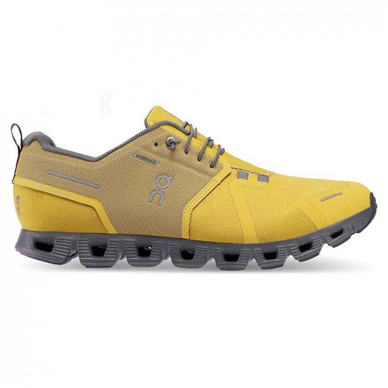 Yellow On Cloud 5 Waterproof Men\'s Sneakers | USA_ON8594