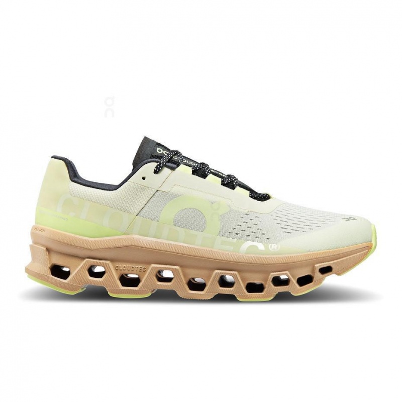 Yellow On Cloudmonster Men\'s Road Running Shoes | USA_ON8002