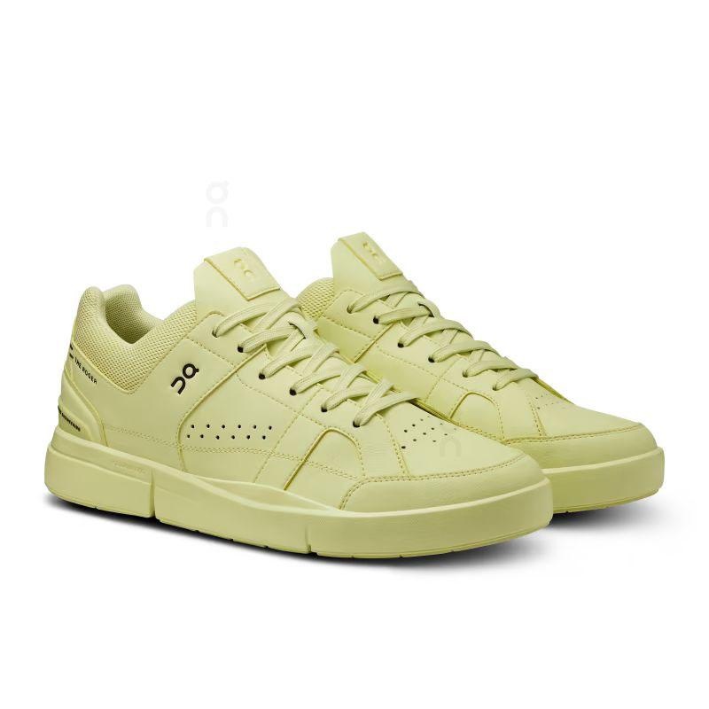 Yellow On THE ROGER Clubhouse Men's Sneakers | USA_ON8621