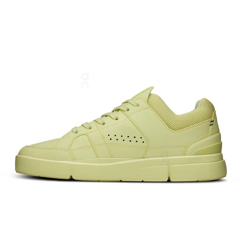 Yellow On THE ROGER Clubhouse Women's Sneakers | USA_ON8190