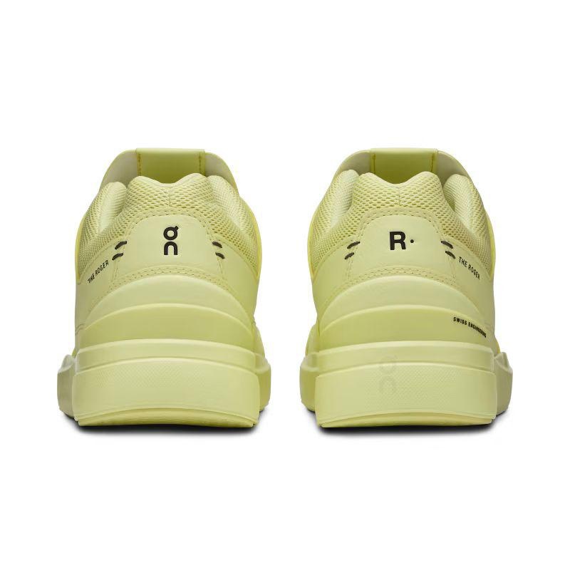 Yellow On THE ROGER Clubhouse Women's Sneakers | USA_ON8190