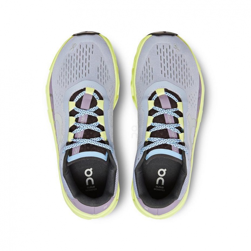 Yellow / Blue On Cloudmonster Women's Road Running Shoes | USA_ON8184
