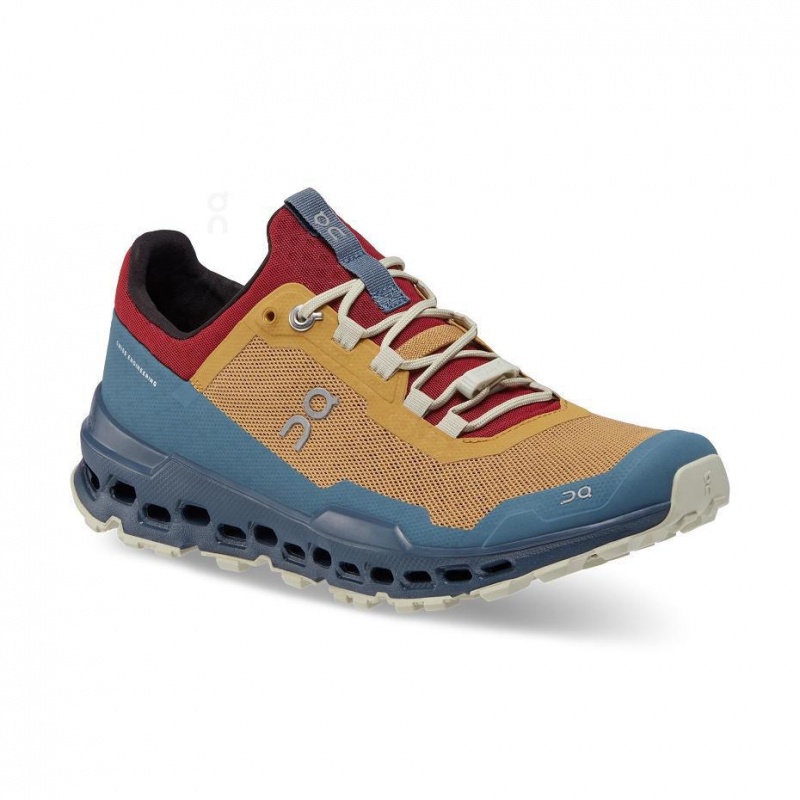Yellow / Blue On Cloudultra Women's Trail Running Shoes | USA_ON8665