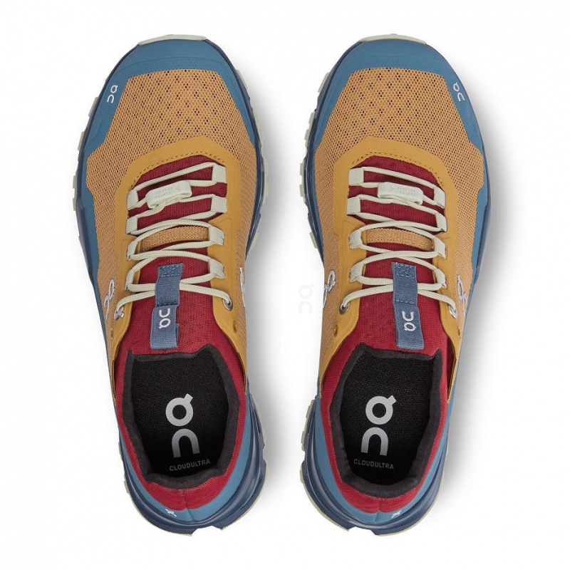 Yellow / Blue On Cloudultra Women's Trail Running Shoes | USA_ON8665