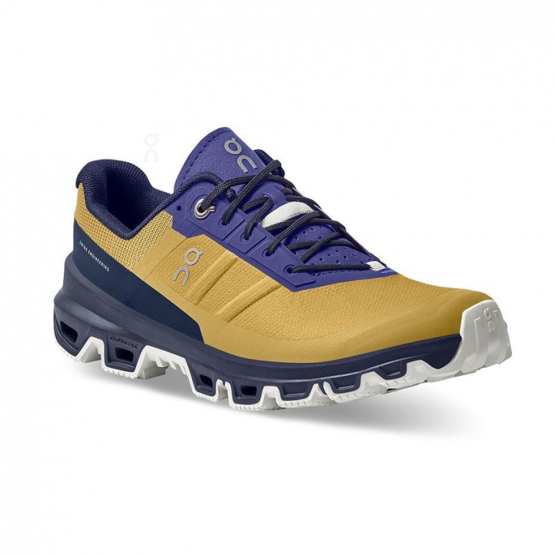 Yellow / Purple On Cloudventure Women's Trail Running Shoes | USA_ON8045